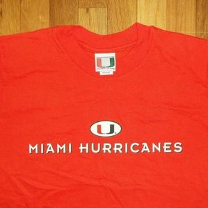 Miami Hurricanes Official College new t shirt M